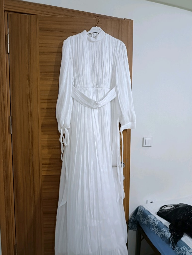sadece 3 4 saat giyildi nikah elbisesi - 4