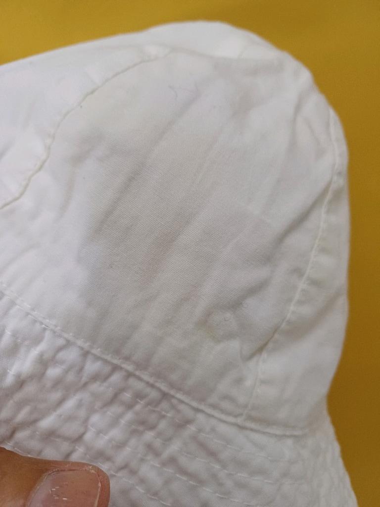 H&M Marka Beyaz Bağcıklı Şapka - 5