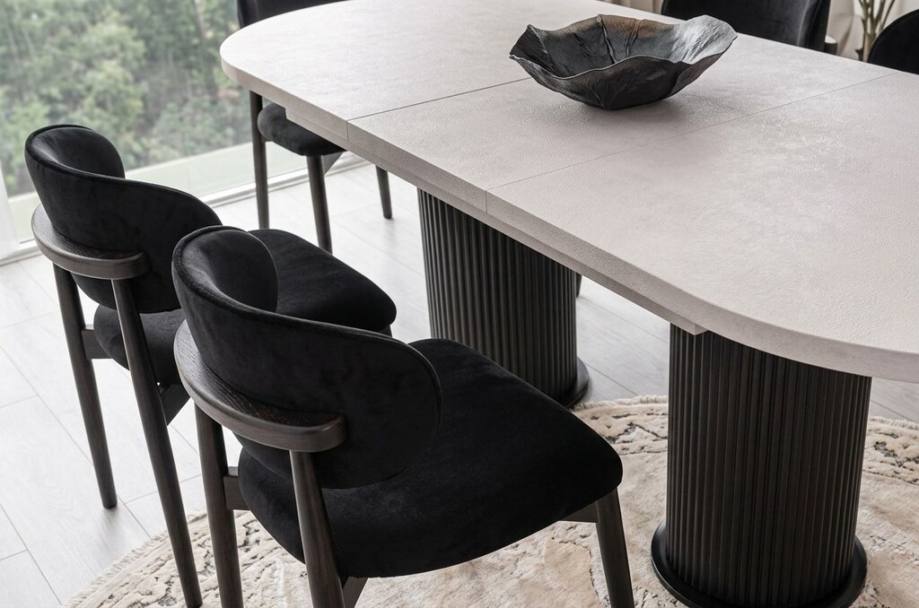 Sıfır , %100 MDF , Modern Bohem Açılan Masa - Aytaşı , Siyah - 11