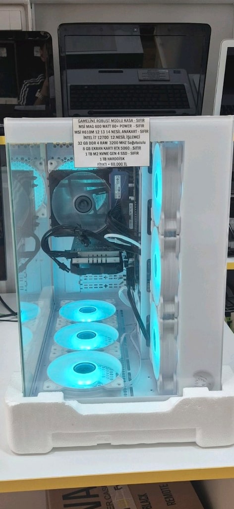 MSİ GAMER PRO BİLGİSAYAR KASASI İ7 12.NESİL 32 RAM RTX 5060 - 2