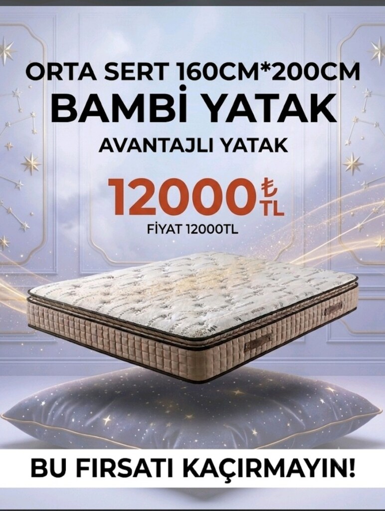 BAMBİ ÇİFT KİŞİLİK YATAK - 8