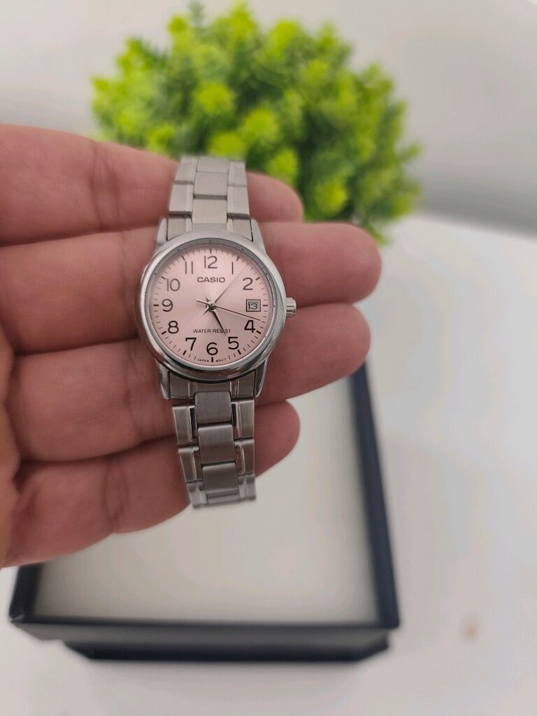 Orjinal Casio Pembe Kadran Mini Kadın Çelik Saat HATASIZ - 5