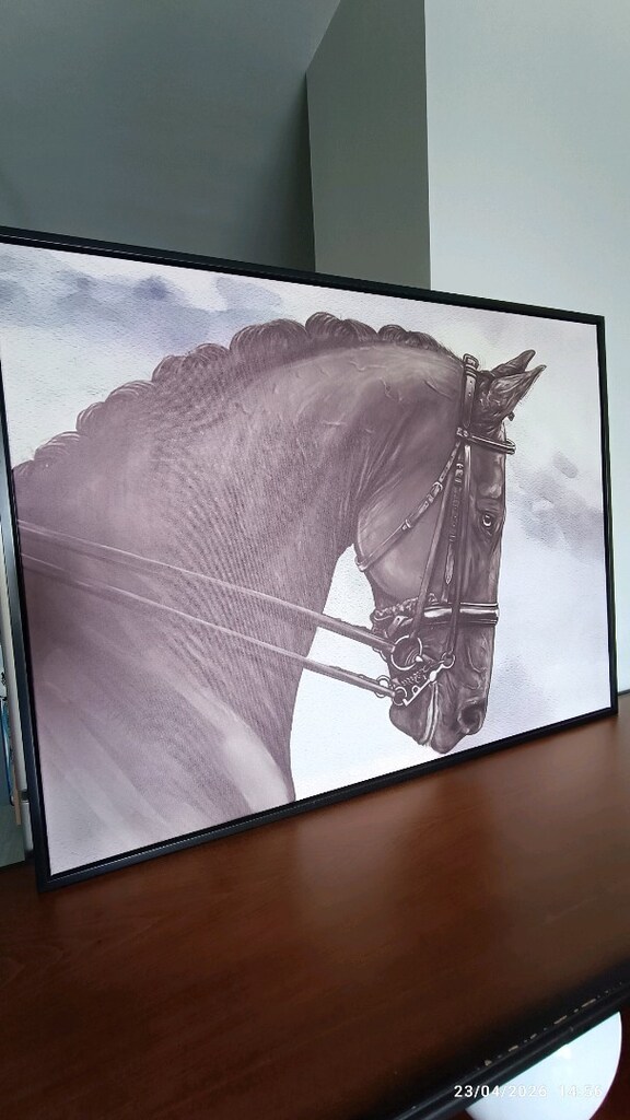 Dekoratif At Tablosu 102.5 x 77.5cm - 3