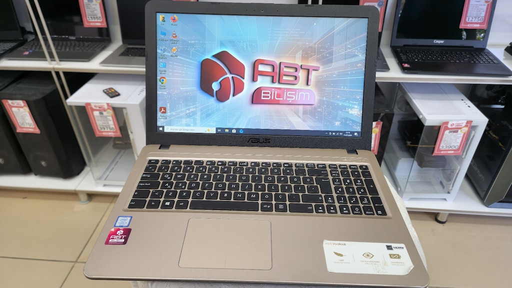 ABT BİLİŞİM – ASUS VivoBook i3-7100U | 4 GB RAM | 240 GB SSD - 10