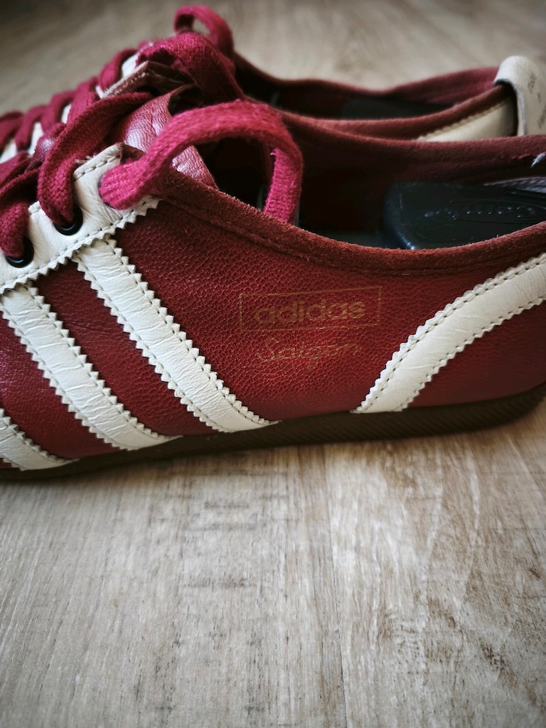 Vintage orjinal Adidas Saigon 40 gerçek deri - 2