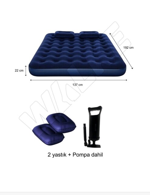 şişme yatak,çift kişilik şişme yatak+pompa+yastıkSIFIRDIR,Beylikdüzü