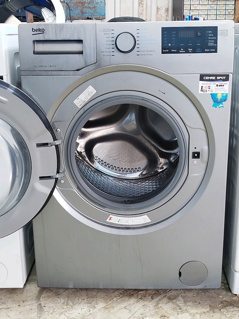 BEKO 9 KG GRİ ÇAMAŞIR MAKİNESİ İZMİR İÇİ 3 AY GARANTİMİZ VARDIR - 3
