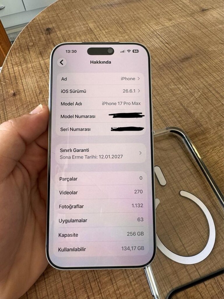 iPhone 17 pro max 256 GB YD cihaz - 4