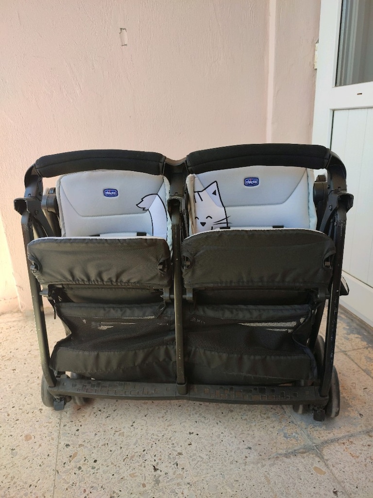 Tertemiz Kullanılmış Chicco Ohlala 2 Twin İkiz Bebek Arabası - 11
