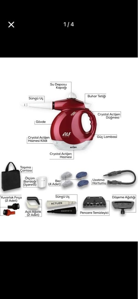 Alf Handy Buharlı Temizleyici BT-121 (SC20-S) - 3