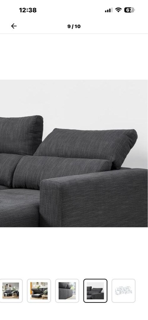 ikea eskilstuna 3lü koltuk - 7