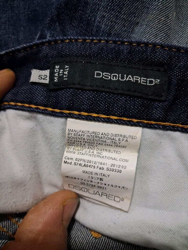 DSQUARED2 ERKEK PANTOLON 52 BEDEN - 3