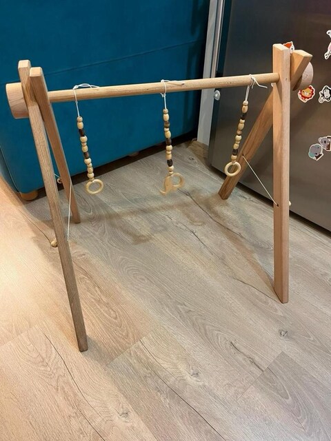 Mukabo Active Ahşap Oyun Barı Baby Gym