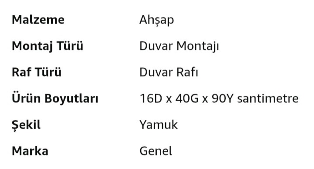  halatlı ahşap duvar rafı - 2