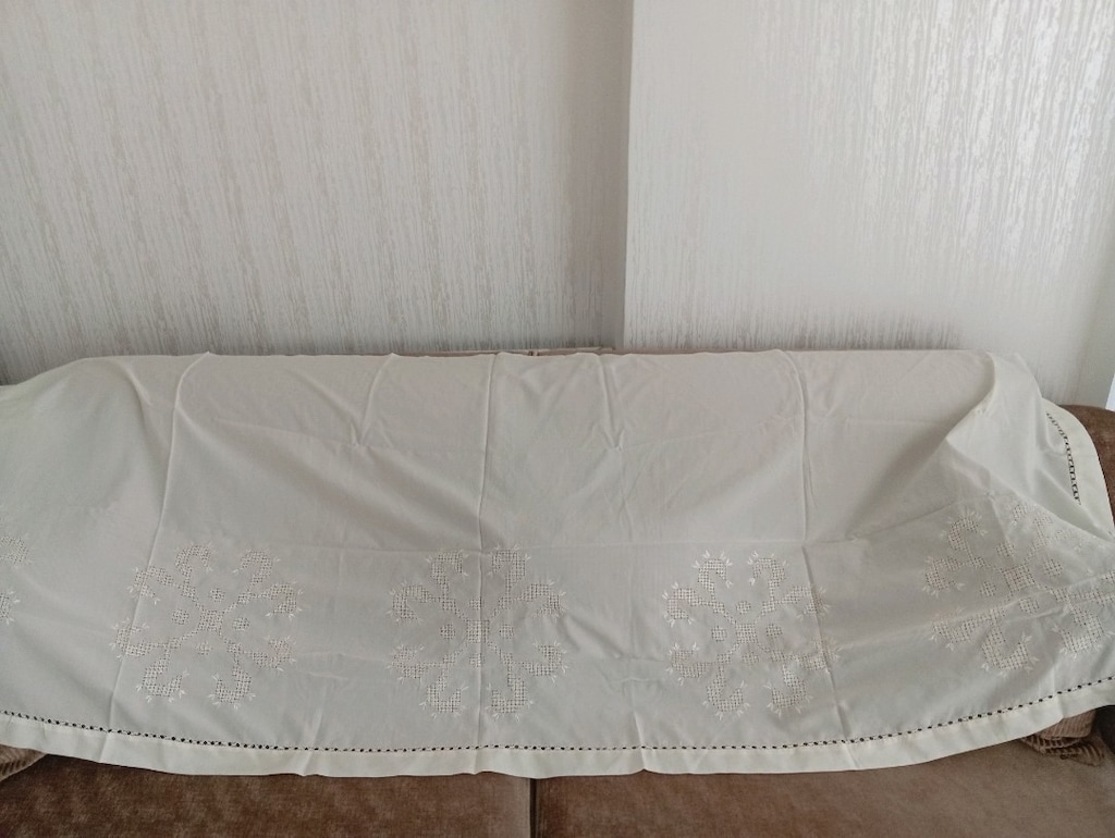 Antep işi yatak örtüsü takımı - 10