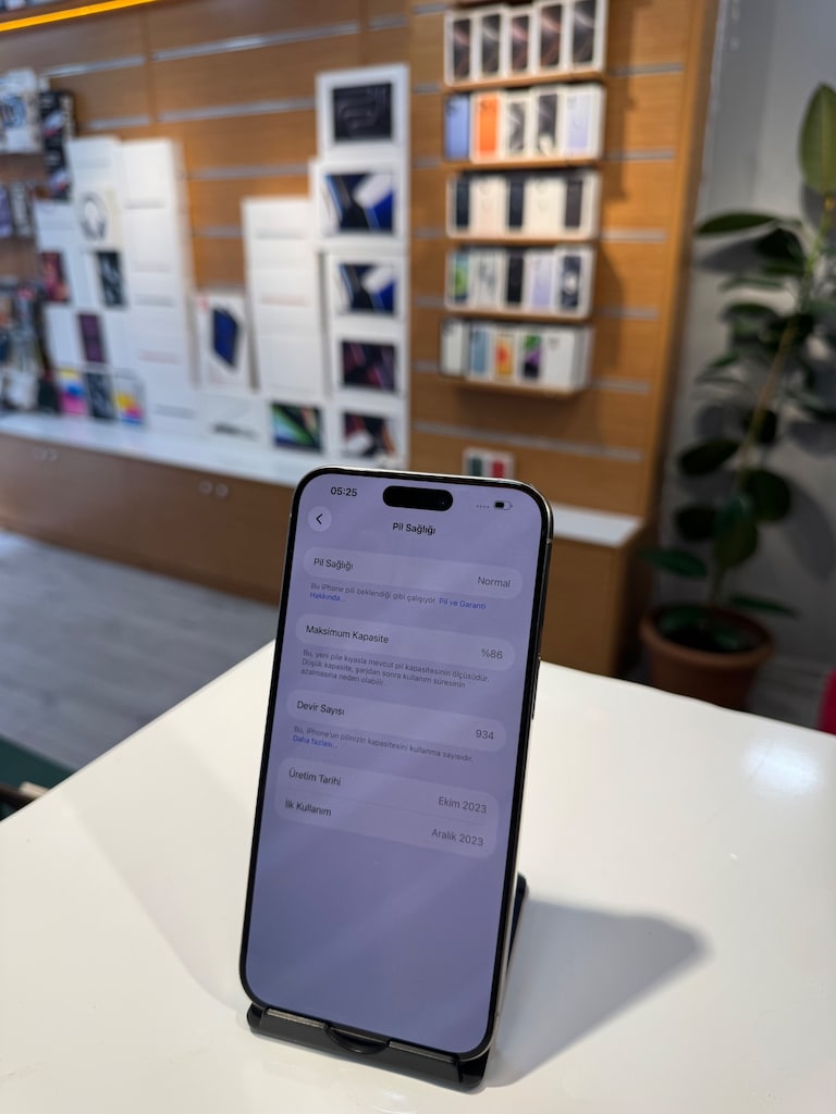 APPLE İPHONE 15 PRO MAX 256 GB NOKTA KUSURSUZ HATASIZ - 3