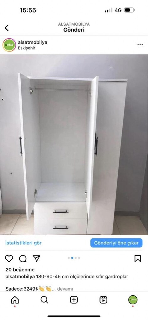Gardrop çalışma masası genç odası - 2