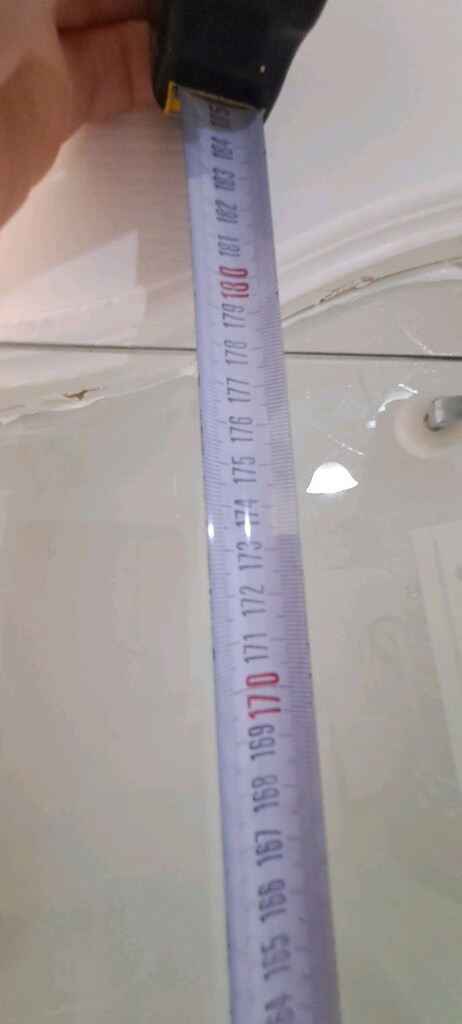 Duşa kabin camları 2 adet 178- 40 , 173- 32 cm cam 5 milim ölçülerde - 3