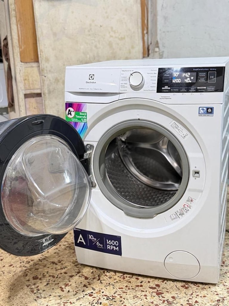 ELECTROLUX MARKA 10 KİLO kurutma özellikli 1600 devir çamaşır makinası - 3