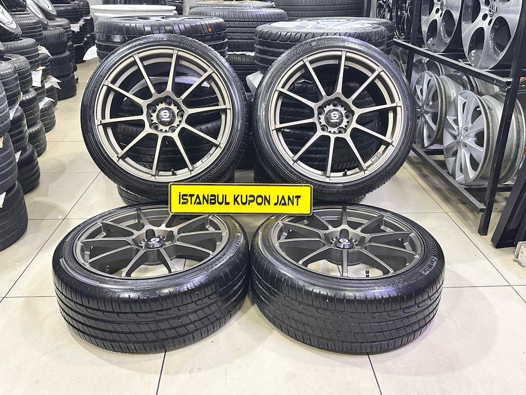 1AYLIK 5x112 SIFIR ! SPARCO BRONZ JANT LASTİK 215/40/18 225/40/18 2025 - 9