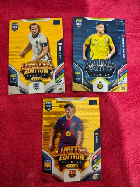 Panini FIFA 365 Premium Gold Limited Edition Lot | Cristiano Ronaldo