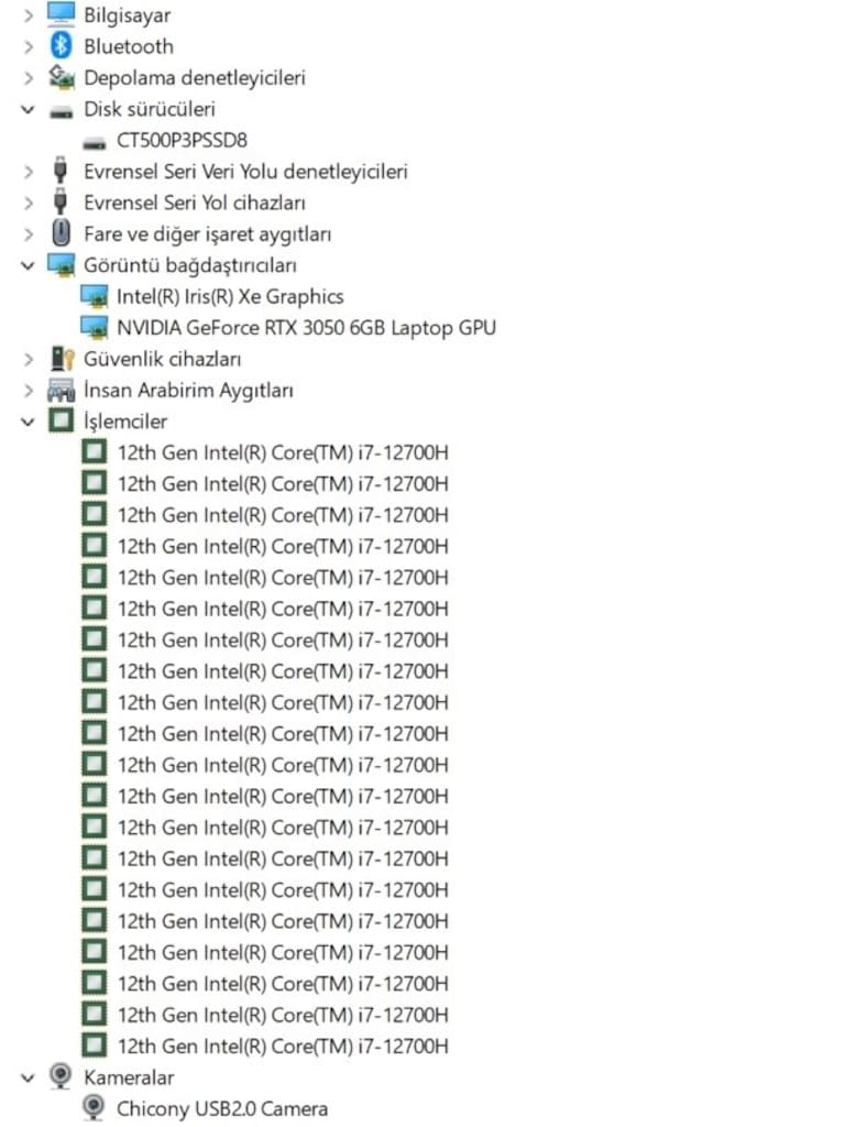i7 12. Nesil Monster G@ming 24 GB RAM tam bir oyun canavarı laptop - 8