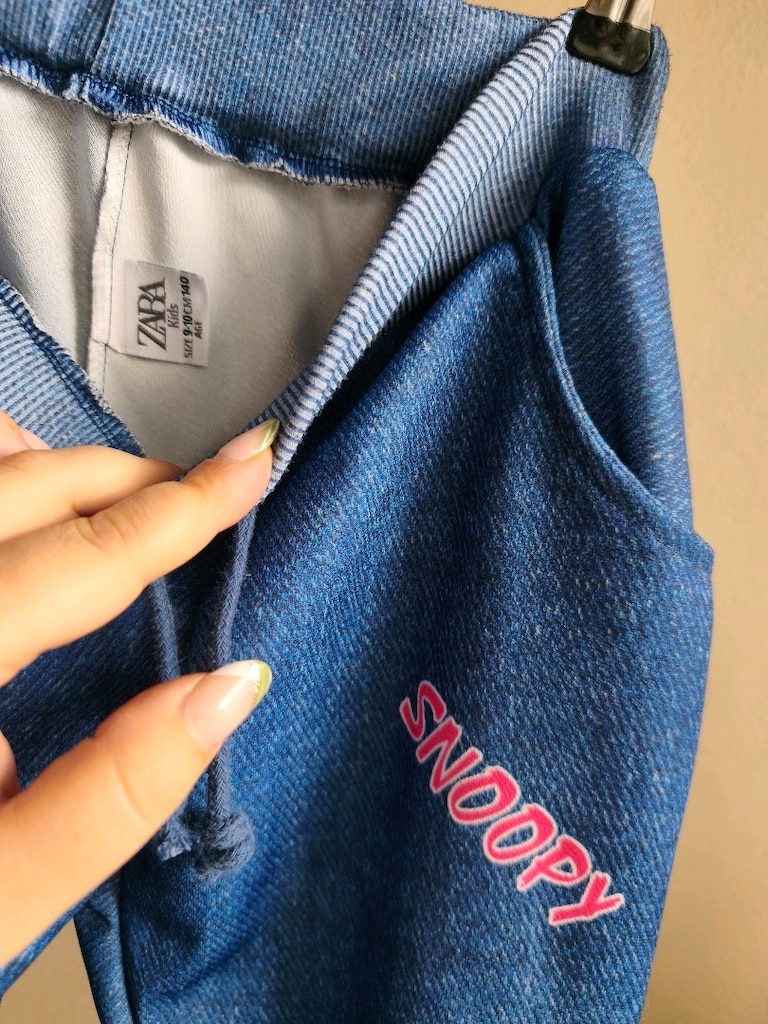 Kids Snoopy Baskılı Unisex Lacivert Çocuk Takımı 9 -10 Yaş - 8