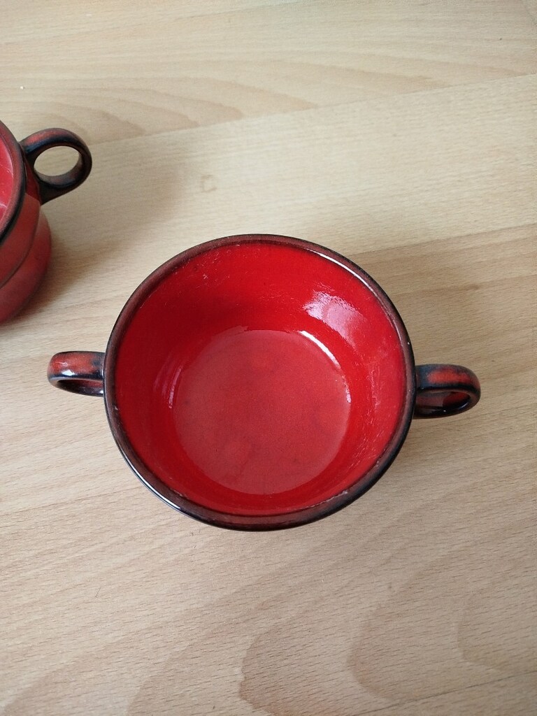 Vintage Thomas Scandic marka seramik kase iki adet - 6