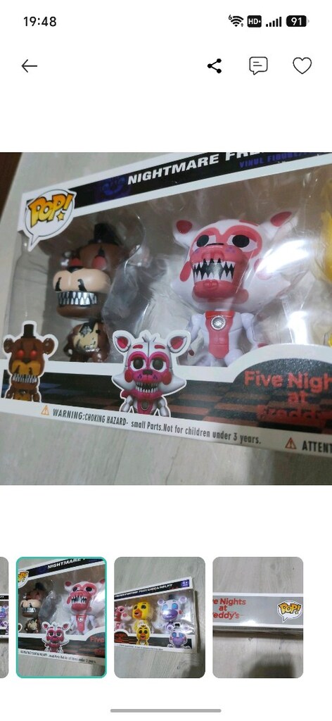 Five Nights at Freddys Fnaf 4lü Funko Pop Figür seti - 4