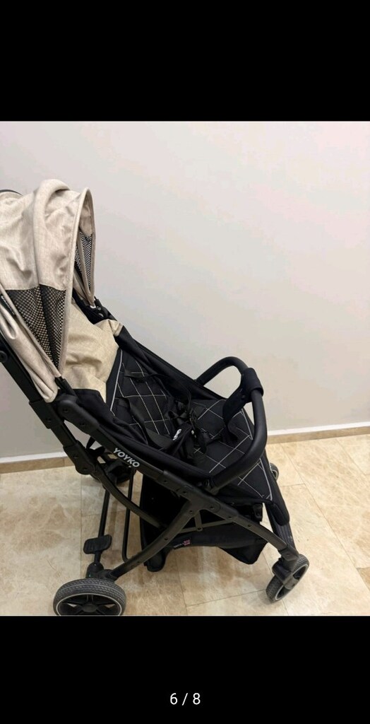 Yoyko Max Kabin Boy Tek Elle Otomatik Katlanan Pratik Bebek Arabası - 6