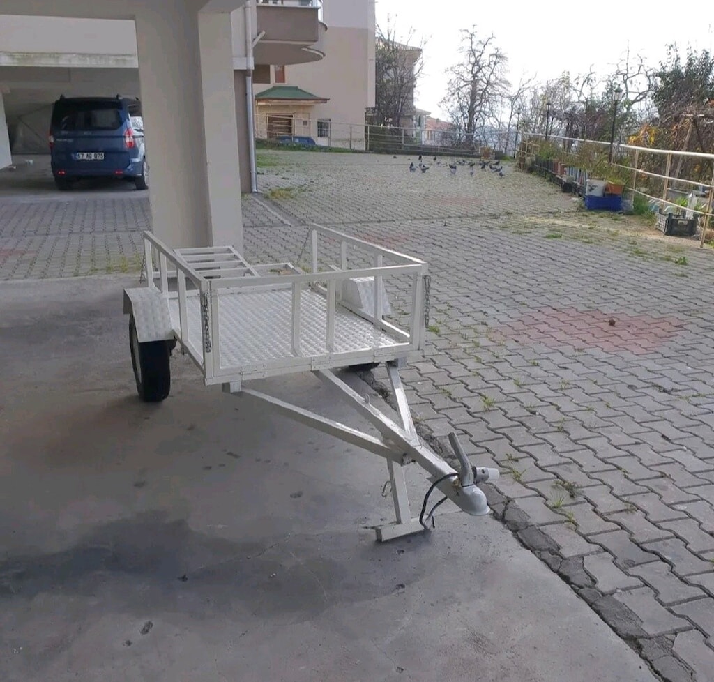 O1 Belgeli Motosiklet Taşıma Römorku - 9