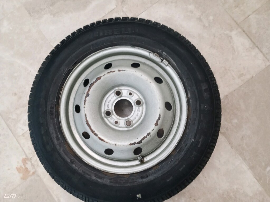 temiz ve sağlam 175x70 R 14 prelli marka stepne jantlı lastik - 2