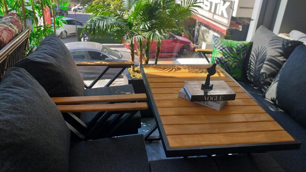 balkon bahçe oturma gurubu - 2