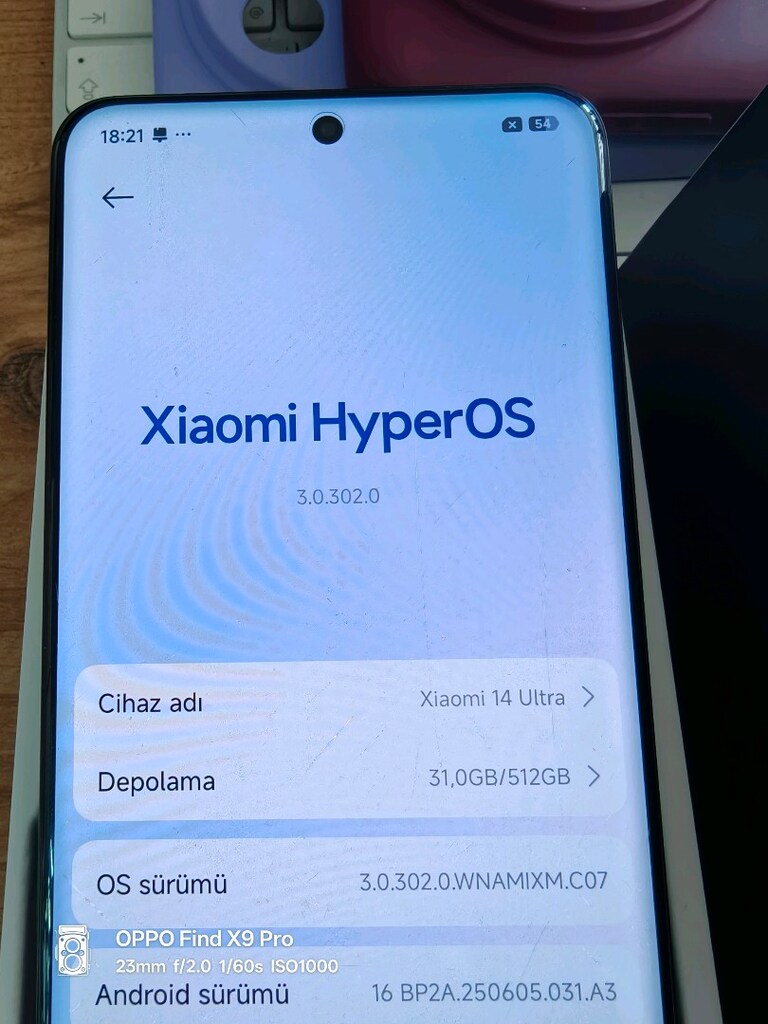 XiaoMi Mi 14 Ultra 16/512 GB 5G Server Kayıtlı Ful Kutu Global - 3
