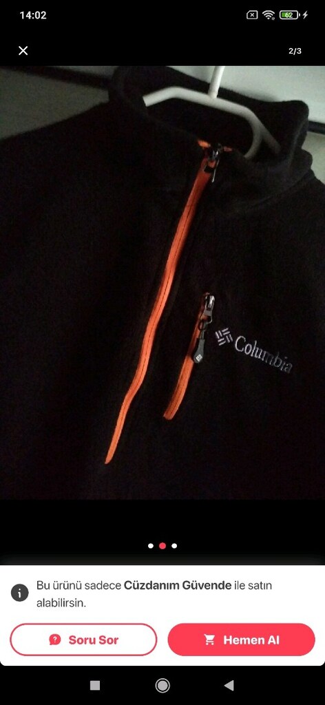 COLUMBIA SWEATSHİRT SİYAH 36/S BEDEN İstanbul, Esenyurt - 2