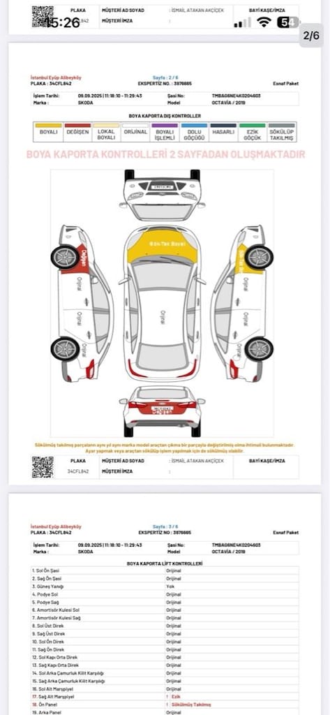 2019 model octavia style paket 120.000 km’de - 16