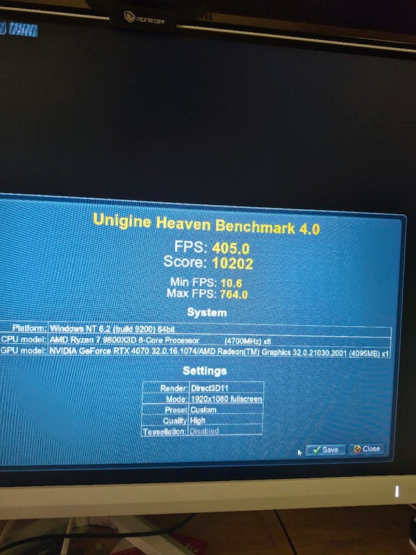 MSI VENTUS 2X RTX 4070 - 3