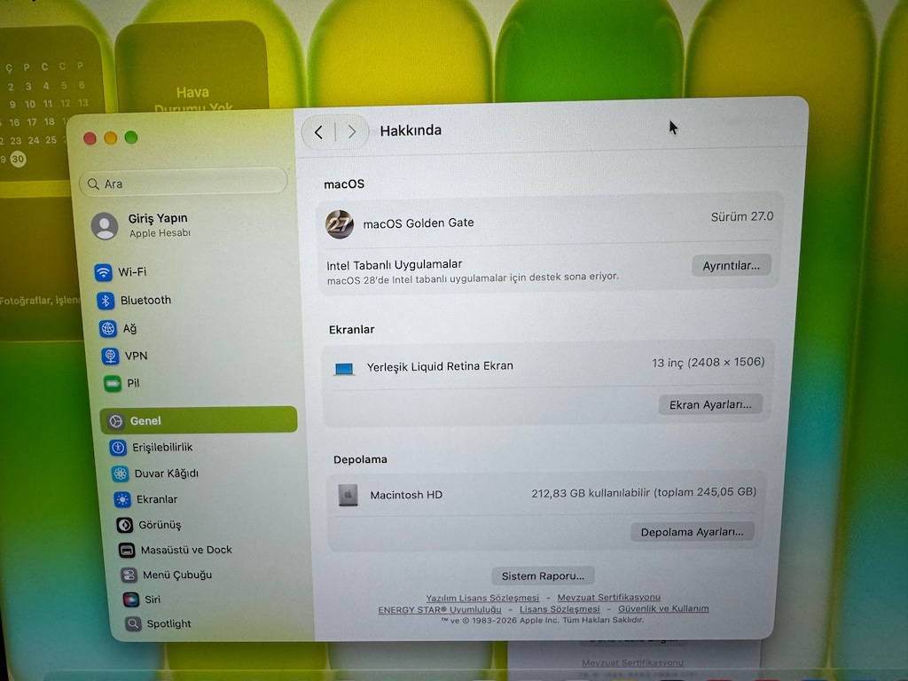 GARANTİLİ APPLE MACBOOK NEO LAPTOP SIFIR GİBİ - 8