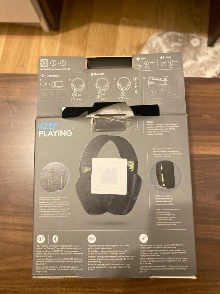 LOGITECH G G435 LIGHTSPEED Kablosuz Oyuncu Kulaklığı+Razer mouse - 5