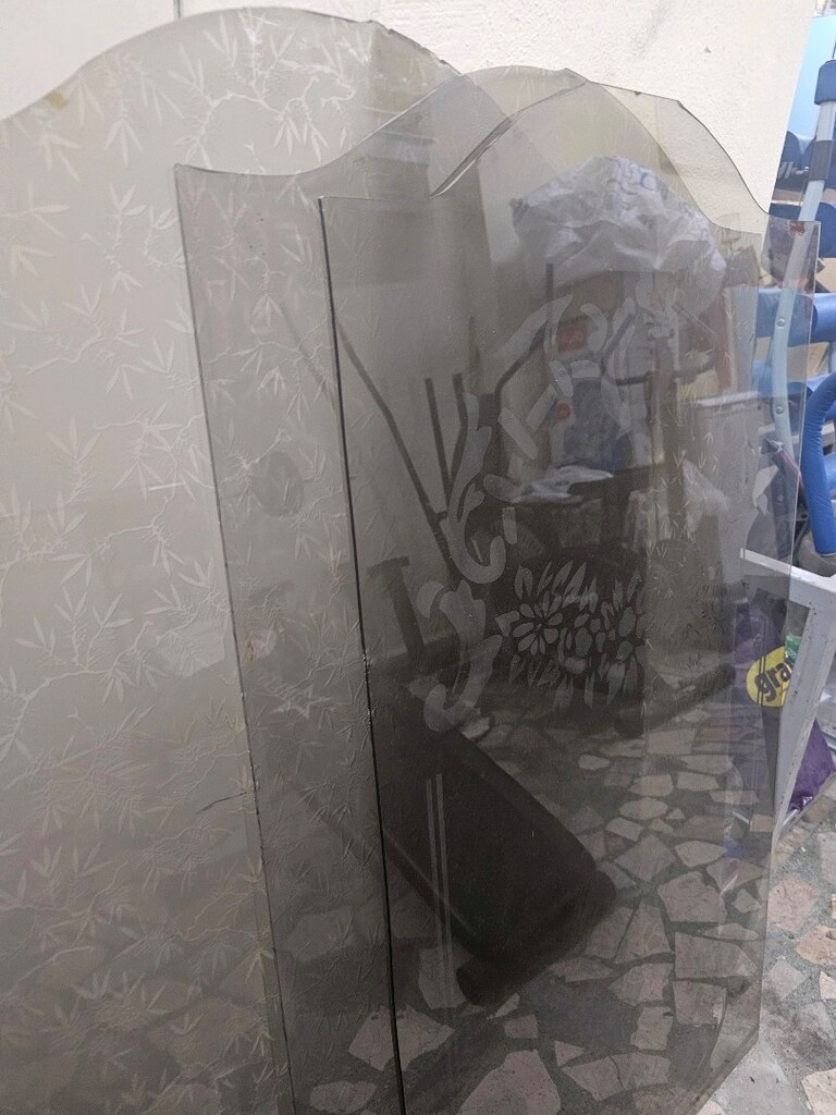 3 ADET AHŞAP KAPI CAMI - 3