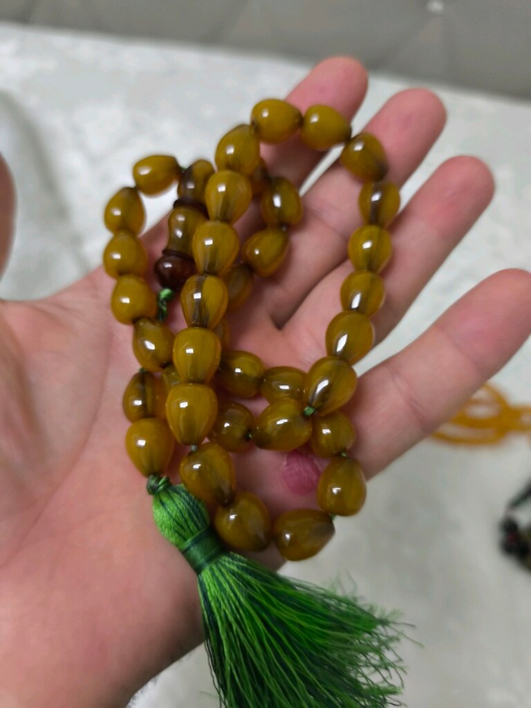 sıkma kehribar tesbih - 2