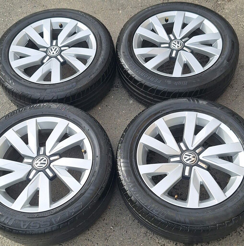 205 55 16 ORJİNAL PASSAT JANT LASTİK TAKIMI PASSAT JETTA SEAT SKODA T4 - 4