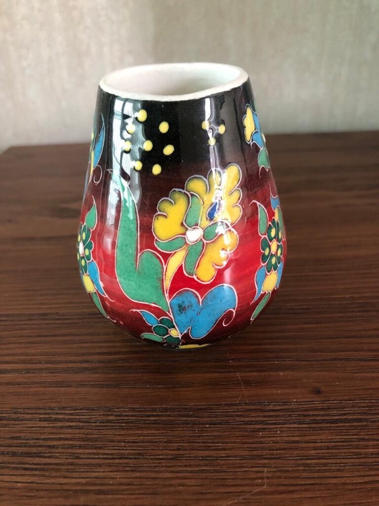Çini desenli mini vazo - 3