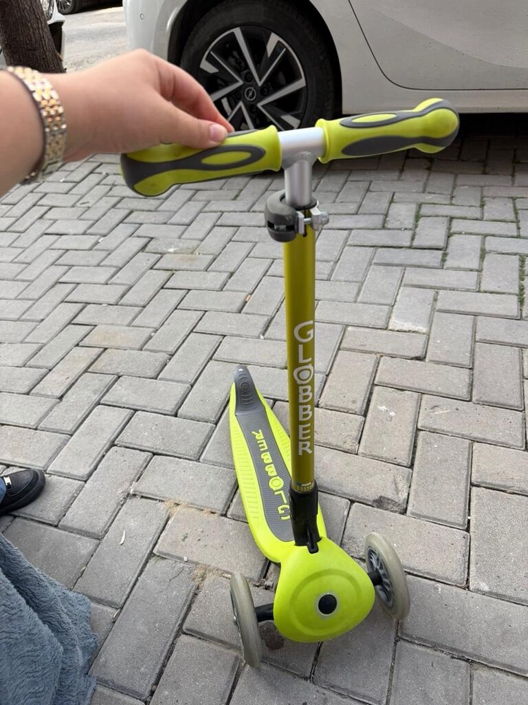 3in1 Globber Go Up Deluxe 3 Tekerlekli Katlanabilir yeşil Scooter - 3
