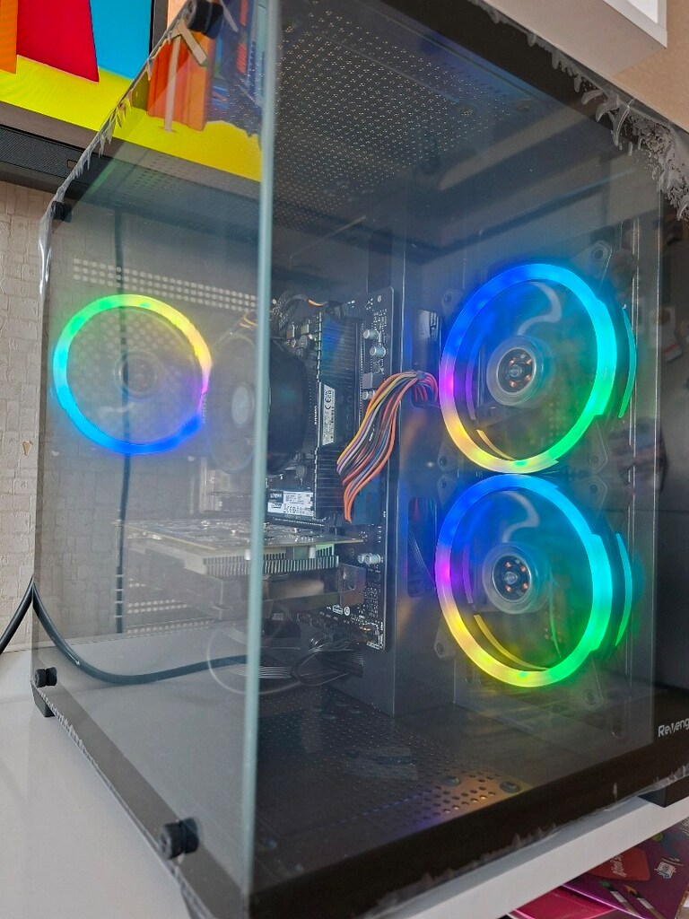 ryzen 5 2600 ve gtx 1050 ti 4 gb m.2li akvatyum gaming kasa. - 4