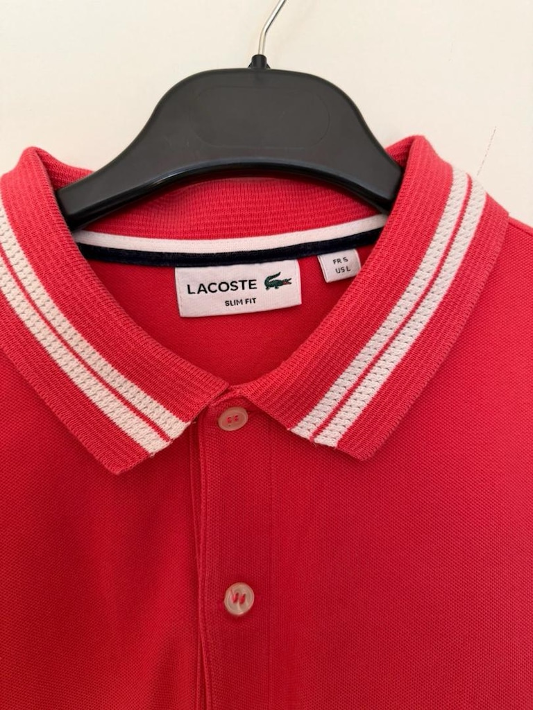 Lacoste Kırmızı Polo Yaka Tişört - 2