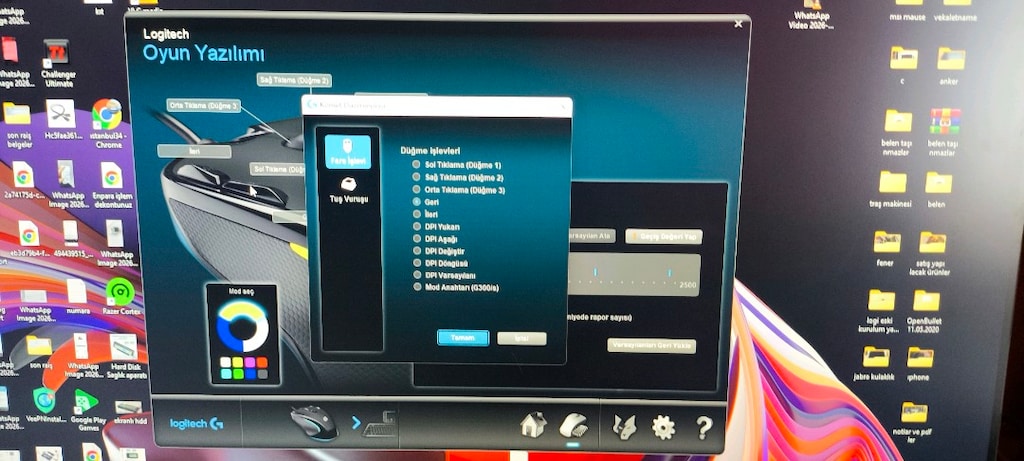 Logitech G300s kablolu optik oyuncu faresidir. - 7