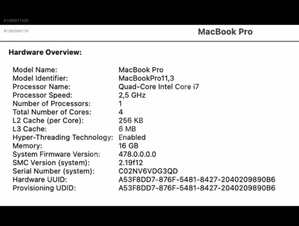 MacBook Pro 15 - 3
