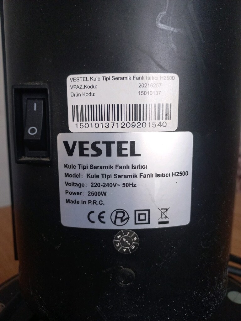 vestel kule tipi isitici - 6