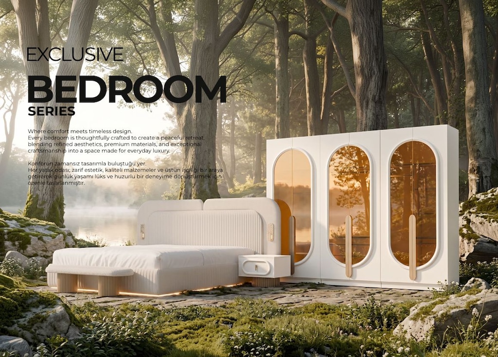 Sıfır, %100 MDF , 6 Kapılı Gardırop - Aytaşı - 11